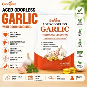 Aged Odorless Garlic with CoQ10